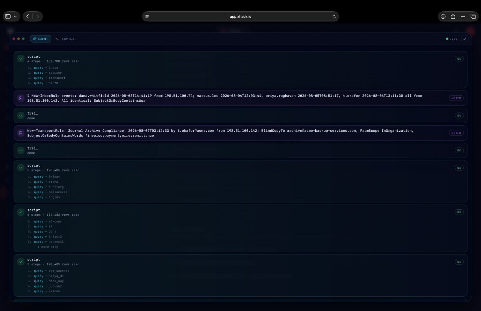 Live Agent View